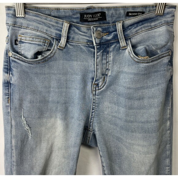 Judy Blue Skinny Fit Jeans Distressed 3/26 - Picture 4 of 9